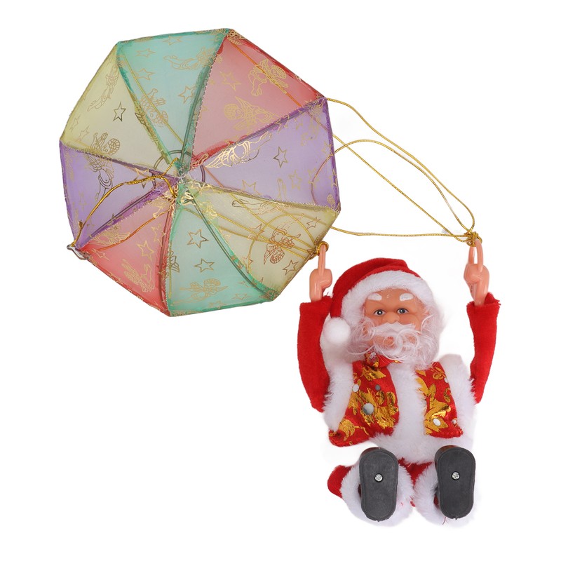 Parachute Christmas Ornaments Lovely Shape Safe Eco Friendly Fleece PC