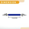 Partuto 2pcs 7.5cm/2.95in Car Splitter Support Rods Adjustable Front Rear