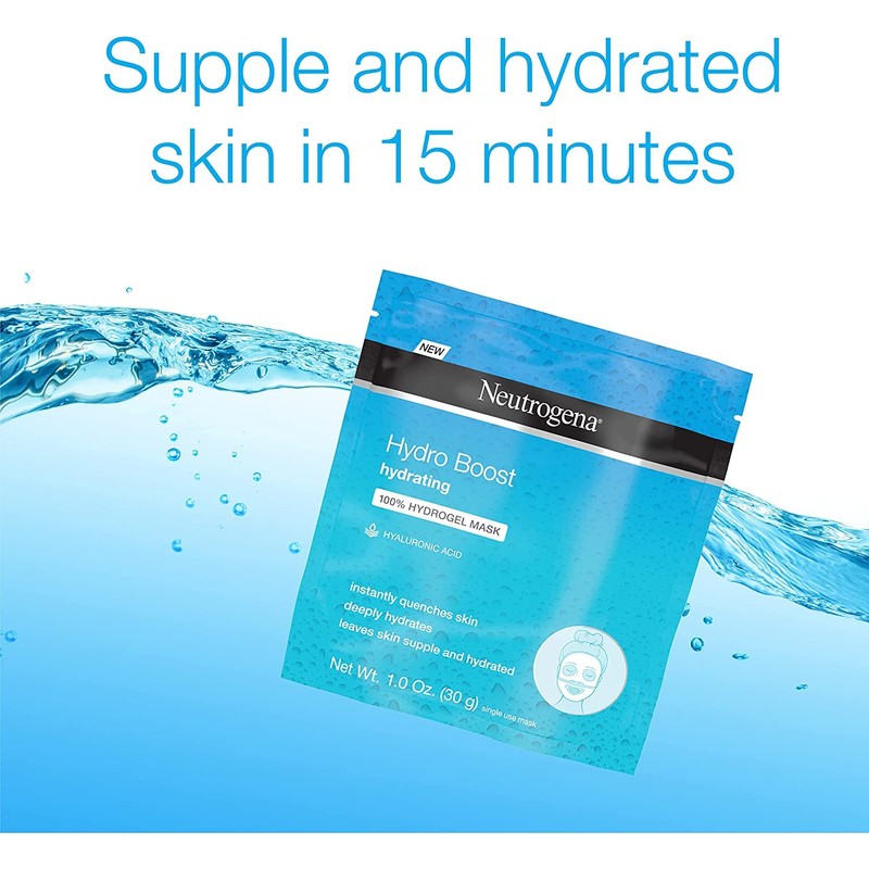Neutrogena Hydro Boost and Hydrating Hydrogel Mask, 1 Ounce Each