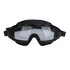 Swim Goggles with Earplugs PC Silicone Clear Lens Wide View
