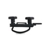 QWORK® Pack of 4 U-bolt roof box brackets, roof box