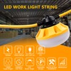 Alitamei 100FT LED Construction String Lights, 100W Bright Work Lights