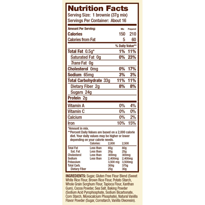 Bob's Red Mill Gluten Free Brownie Mix, 21 Oz (4