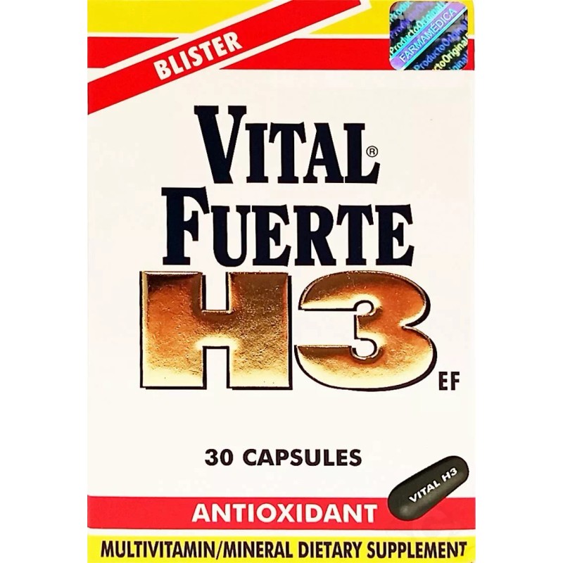 Vitamins VITAL FUERTE H3 VITAMINS & MINERALS 30 CAPSULES/ DIETARY