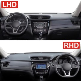 Compatible con Volkswagen VW Beetle 1998-2010, Tapete para Salpicadero, Cubierta de Tablero, Alfombra Antideslizante para Salpicadero de Coche Negra, Accesorios para Auto