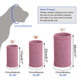 Rbenxia Quiet Ears for Dogs - Dog Ear Cover Hoodies, Muffs Headband, Noise Protection, Warm Winter Scarf (Pink, Small)