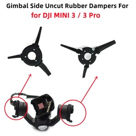 Jakoly Original Mini 3 Pro Gimbal Side Uncut Rubber Dampers For DJI Mini 3 Pro/Mini 3 Drone Damping Cushion Shock-absorber Ball Genuine Spare Part (1 Pair)