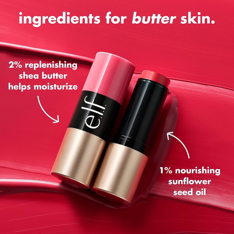 E.l.f. Barra de Rubor en Crema Soft Glam, Tono Melón