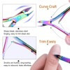 Cuticle Trimmer with Cuticle Pusher - 4 Pack Stainless Steel