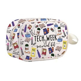 Tech Week Musical Actor Actress Gift Drama Musical Performer Encourage Gift Zipper Makeup Bag (tech Week mb ca)
