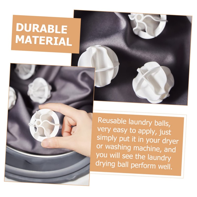 Ipetboom 4pcs Laundry Balls Winding Washer Balls for Clothes Cleaning