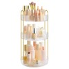SONGMICS Makeup Organiser Rotating Cosmetic Organiser Round 3 Tier Cosmetic