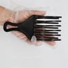 Professional Insert Afro Pick Comb, Wide Tooth Detangling Hair Fork