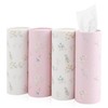 4PCS Cars Tissue Holder,Refillable & Pull-Out Car Tissues Cylinder with