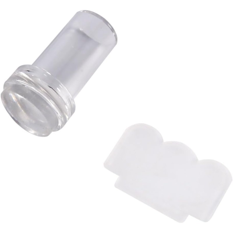 Asixx Sello de Silicona de Uñas, Sello de Transparente,para Hacer