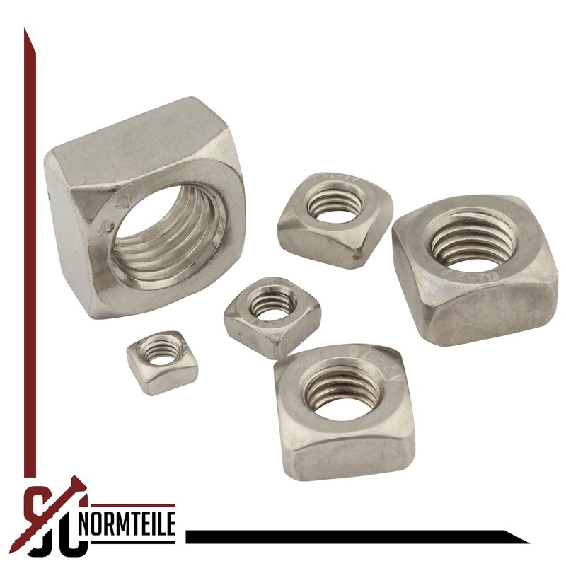 Square Nuts (Standard Design) - M6 - (Pack of 20)