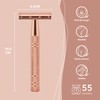 Bamboozy Safety Razor Starter Kit, Shaving Soap and 20 Razor