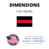 Thin Red Line Decal 1.5" SMALL (For License Plate Application)