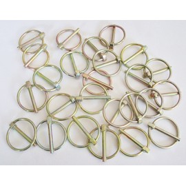 50 Goliath Industrial 3/16" Lynch Pin 3 Point 3PT Hitch Clips Tractor LP316