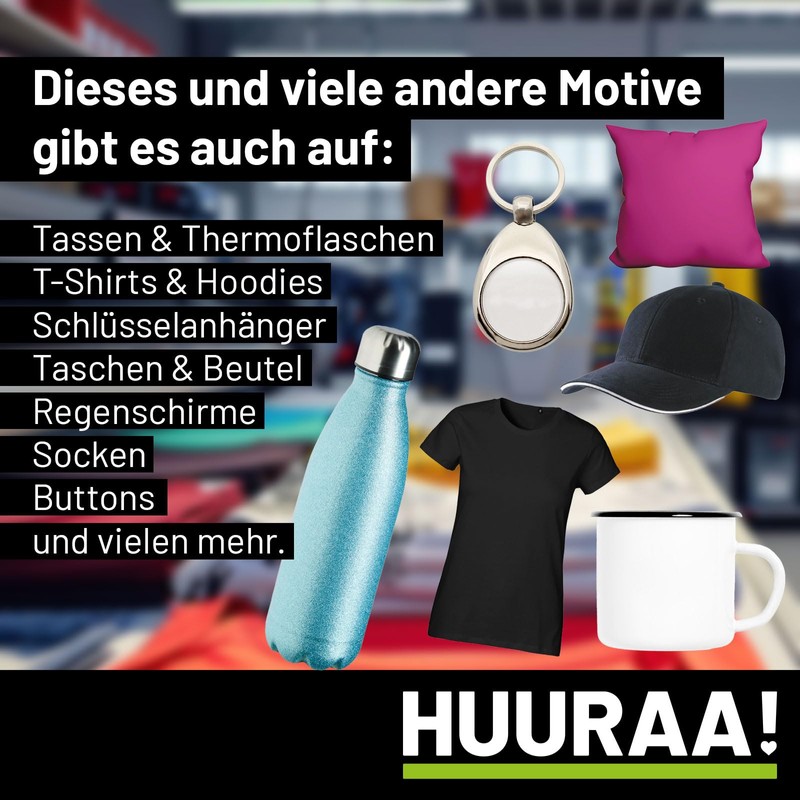 Huuraa Snapback Cap Postbote mit Herz Geschenk Denim Postbote Präsent