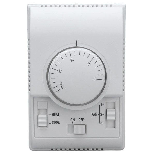 Central Air Conditioning Thermostat,110‑220V 2 Way Mechanical Control Switch Conditioner