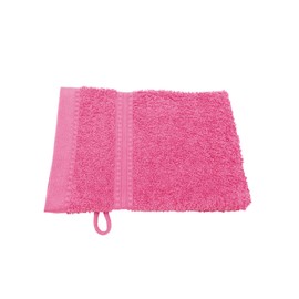 Julie Julsen Organic Wash Mitts Set of 10 15 x 21 cm Pink 100% Cotton Terry Cloth 550 g/m²
