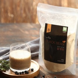 미숫가루 검은콩미숫가루 블랙빈 지퍼백 500g Black Bean Millet Powder in Zip Bag 500g