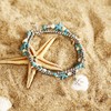 IQIC Starfish Shell Anklet for Women Adjustable Conch Anklet Waterproof