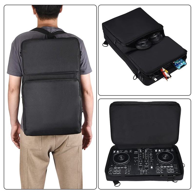 AZURAOKEY DJ Controller Case Compatible with for Pioneer DDJ-400 DDJ-FLX4,