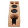 Wood Coffee Filter Tamper Holder Wooden Coffee Tamper Mat Stand