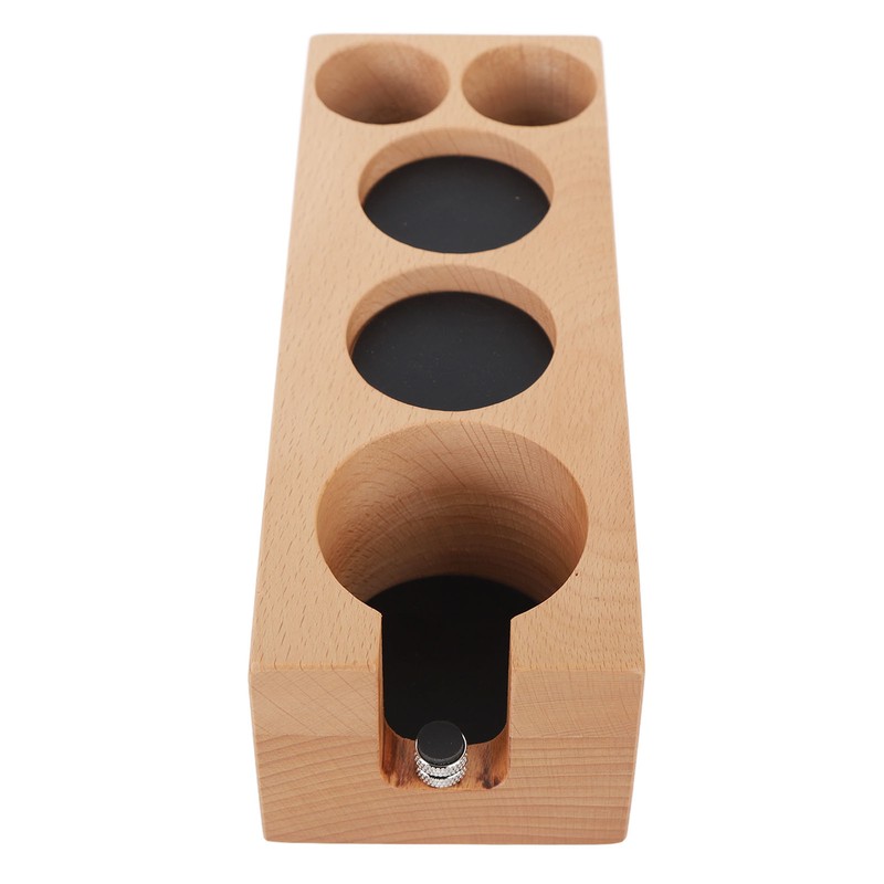 Wood Coffee Filter Tamper Holder Wooden Coffee Tamper Mat Stand