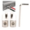 1 Pair Input Wire Gauge Reducer 45 Degree Offset Angled