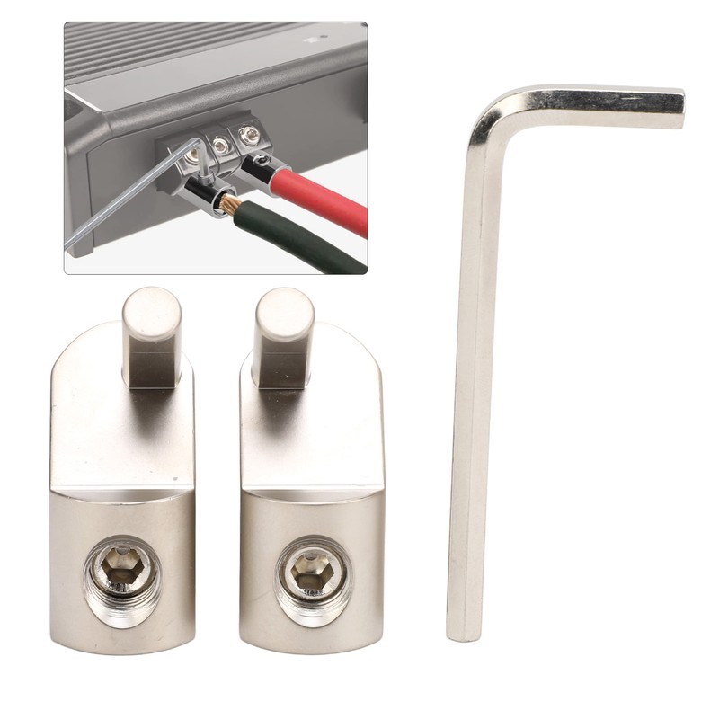 1 Pair Input Wire Gauge Reducer 45 Degree Offset Angled