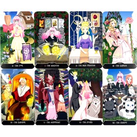 78 Tarot Cards, Weight Edition, Tarot Divination Telling, Witchling Academy Tarot, Japanese Instruction Manual Included (English Language Not Guaranteed)