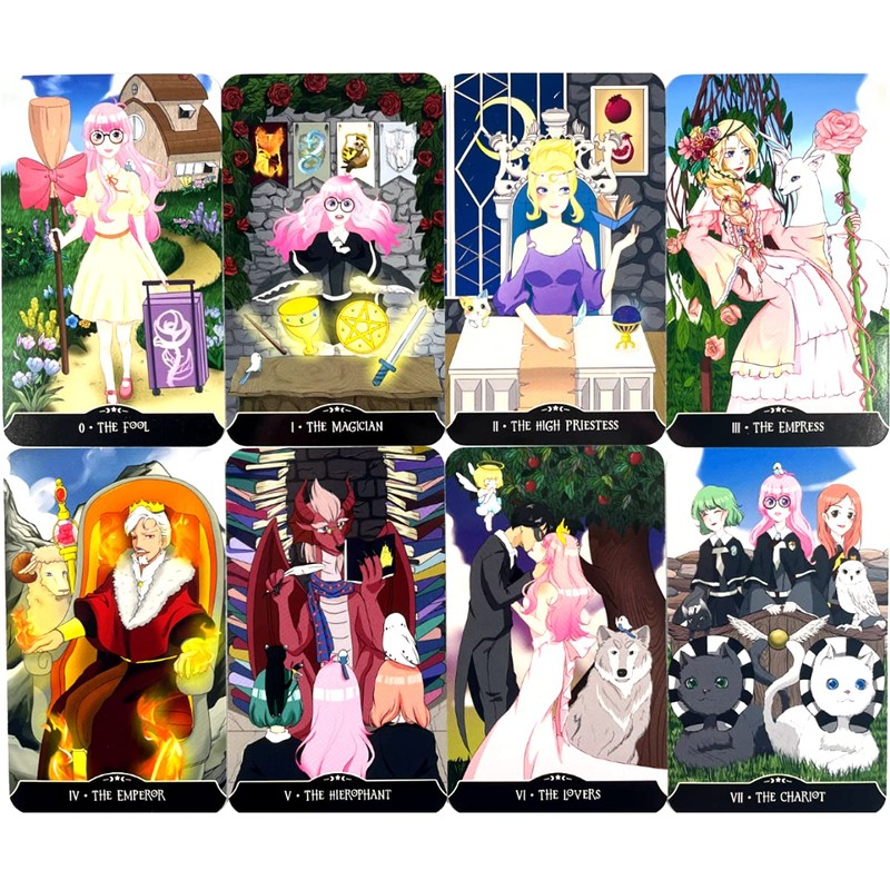 78 Tarot Cards, Weight Edition, Tarot Divination Telling, Witchling Academy