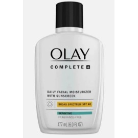 Olay Complete+ Sensitive Daily Facial Moisturizer 2 Pack SPF 40 (EXP 6/2027)