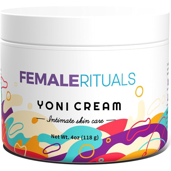 Female Rituals Vulva Moisturizing Cream - Clinically Tested Unscented Vaginal Moisturizer for Dryness, Itching, Burning, Odor, & Irritation - No estrogens or Fragrance - Cream for Vaginal Irritation