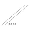 sourcing map Fully Threaded Rod M4 x 250mm 0.7mm Thread