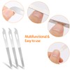 6-Piece Stainless Steel Nail File Set with Cleaner Tip -
