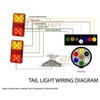 Led Trailer Tail Light Kit Pair Plug, 8M 5 Core