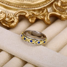 LEXLUNE Fidget Ring Spinner Ring for Anxiety Women Men Girlfriend Daughter Teen Girl Real S950 Sterling Silver Band Ring Rose Ring I Love You Ring Sun Moon Couple Ring Evil Eye Ring Celtic Ring…