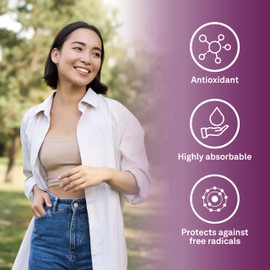 Organika Liposomal L-Glutathione 500 mg- Supperior Absorption, Potent Antioxidant, Immunity Support, Helps Tissue Repair, Detox - 30vcaps, 30 Day Supply