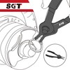 SGT Snap Ring Pliers Set,10 Pcs Internal & External Circlip
