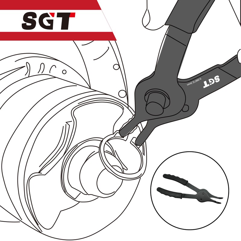 SGT Snap Ring Pliers Set,10 Pcs Internal & External Circlip