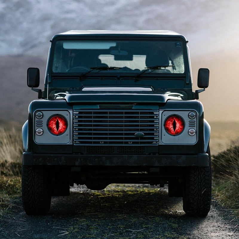 Beast Eyes Headlight Decals Pair, Eyes Decal for Jeep Headlights,