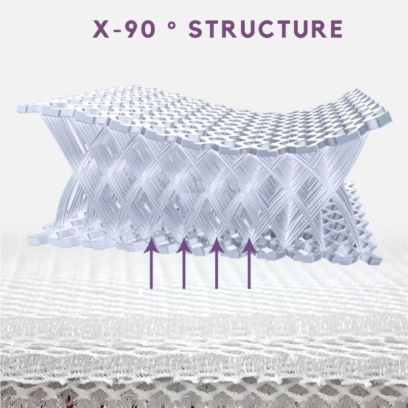 KASENTEX Indoor/Outdoor Mesh Seat Chair Cushion Non-Slip - - Blue