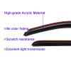 Lightronic In-Channel Window Visors Rain Guards Vent Shade for 2003-2009