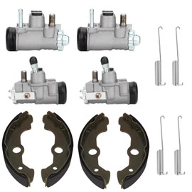 Front Left or Right Brake Wheel Cylinders Shoes Kit All 4 for Honda TRX350 Fourtrax Rancher 350/TRX300 Fourtrax 300, Replace for 45330-HC5-006 45310-HC5-006 45370-HC5-971 45350-HC5-971
