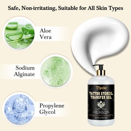 Pjordo Tattoo Stencil Transfer Gel Solution : for Transfer Stickers Paper, Tattoo Supplies Accessories for Tattoo Artists & Beginners