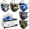 NUÜR 50pcs Camouflage 3 Ply Disposable Face Mask, Mask with